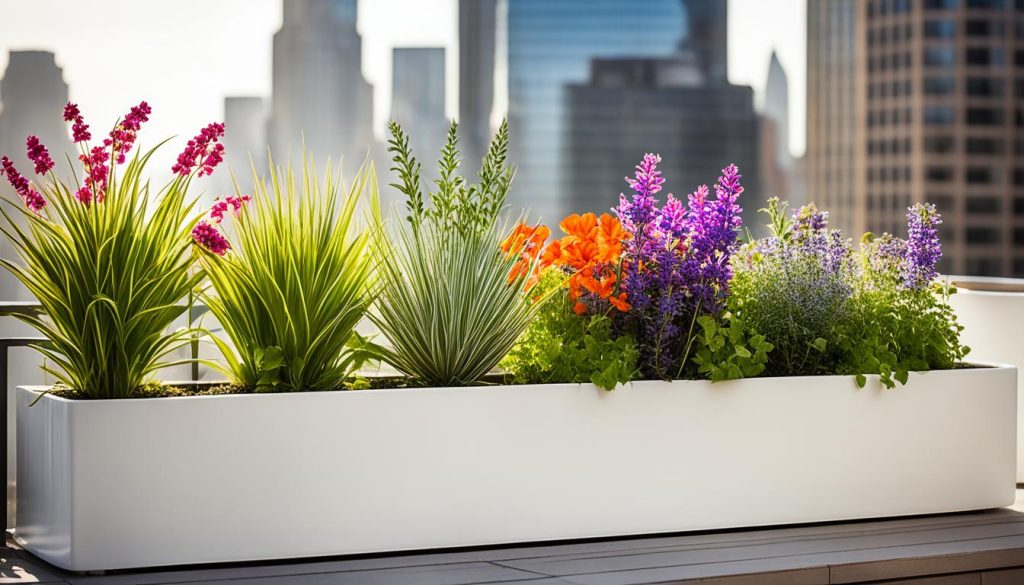 Balcony garden plants