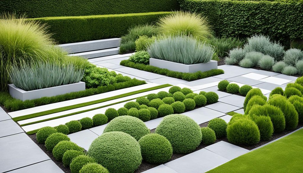 Geometric Shapes in Gardens Geometric Shapes in Gardens
