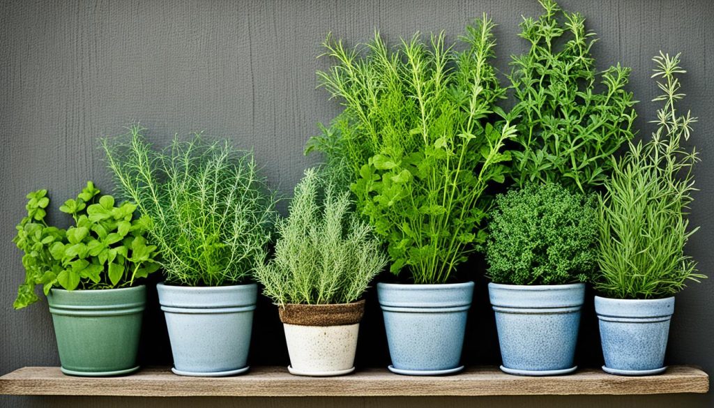 Potted Herbs Potted Herbs