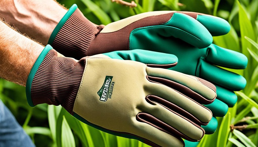heavy duty gardening gloves